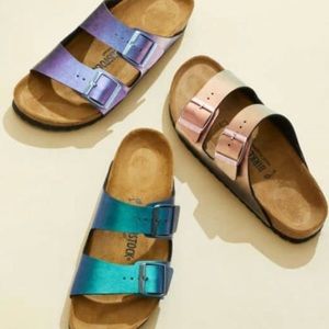 Birkenstock Arizona Birko-Flor Graceful Gemm Red